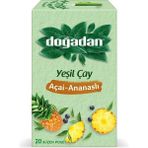 Doğadan Açaí ve Ananaslı Yeşil Çay 20 Adet Soğuk İçecek Sağlıklı Yaşam İçin