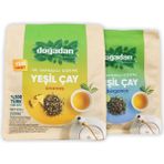 Doğadan Dökme Yeşil Çay Ananas 50 gr ve Bergamot 50 gr - 100 gr