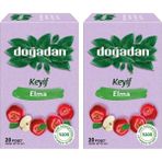 Doğadan Elma Çayı 2 x 20'li Paket Ferahlatıcı Lezzet ve Doğal İçerik ile Keyifli İçecek