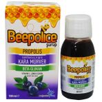 Doğadan İlaç Beepolice PROPOLİS,KARA MÜRVER-Sambacus Nigra,Beta Glukan,ÇİNKO ve C Vitamini içeren Şurup 100ml
