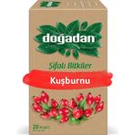 Doğadan Kuşburnu Çayı Poşet 20'Li 48 G (8'Li Paket)