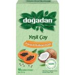 Doğadan Papaya & Hindistan Çevizli Yeşil Poşet Çay x 6 Paket
