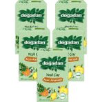 Doğadan Yeşil Çay Açai-Ananaslı 20 Süzen Poşet x 5 Paket - Bitki Çayı