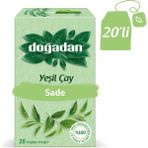 Doğadan Yeşil Çay Sade 20 Adet Bitki Çayı Ferahlatıcı Lezzet ile Sağlıklı Seçim