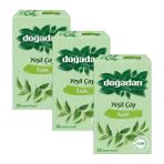 Doğadan Yeşil Çay Sade 20 Süzen Poşet x 3 Paket - Bitki Çayı