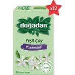 Doğadan Yeşil Çay Yaseminli x 12 - Bitki Çayı