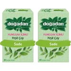 Doğadan Yumuşak İçimli Yeşil Çay 2 x 20'li Sade Bitki Çayı Özelliği ile Ferahlatıcı Lezzet