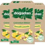 Doğadan Zencefil Limonlu Bitki Çayı 18'li x 3 Adet
