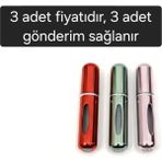 Dogadastore Cep Parfüm Şişesi 3 Adet - Çok Renkli