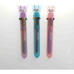 Dogadastore Kuromi 10 Renkli Tükenmez Kalem - Mavi