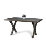 Doğal Ağaç Masif Kütük Masa 90cm x 150cm ( Ağaç Ayak )