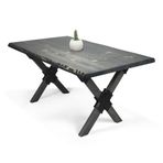 Doğal Ağaç Masif Kütük Masa Yemek Masası (Ağaç Ayak) 75cm x 145cm