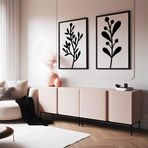 Doğal Ahşap Çerçeve 50x70 cm Framewood Siyah Tablo Çerçeve (Siyah)
