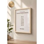 Doğal Ahşap Çerçeve -Boş Çerçeve-Resim Çerçevesi, Poster Puzzle Çerçevesi (Ön Korumalı,postersiz) - 15 x 21