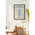 Doğal Ahşap Çerçeve -Boş Çerçeve-Resim Çerçevesi, Poster Puzzle Çerçevesi (Ön Korumalı,postersiz) - Siyah - 10x15