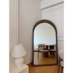 Doğal Ahşap Çerçeveli 180X100 cm ( Ceviz ) Oval Ayaklı Boy Aynası
