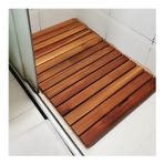 Doğal Ahşap Kaymaz Duş Banyo Paspası Kırmızı Sedir Ekleme Tahtası Banyo ve Mutfak Güverte için Özel Boyut (Ahşap rengi 40x80cm)