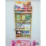 Doğal Ahşap Montessori Çocuk Odası Kitaplığı, Şık ve Kullanışlı Tasarım - Ahşap - Ceviz