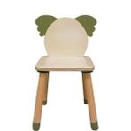 Doğal Ahşap Renkli Çocuk Sandalye Koala