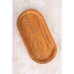 Doğal Ahşap Sunumluk Yağdanlık Stantı Sabunluk Stantı Ahşap Sunumluk Tahta Stand 21 cm x 10.5 cm - 21 x 10,5 cm