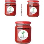 Doğal Amasya Domates Salçası Çam Kavanoz Brüt 3 kg - 1,15 kg