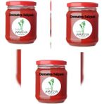 Doğal Amasya Domates Salçası2 Kavanoz Biber Salçası 1 Kavan Cam - 3 kg