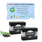 Doğal Ardıç Katranı Sabunu 140 Gr x 2 Adet Tüm Cilt Tipleri İçin Antiseptik Yenileyici Etkili