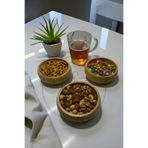 Doğal Bambu 3 Adet Çerezlik Kase Takımı - Kahvaltılık ve Atıştırmalık Sunum Seti | Kitchera Home