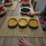 Doğal Bambu 9 Adet Çerezlik Kase Takımı - Kahvaltılık ve Atıştırmalık Sunum Seti | Kitchera Home