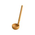 Doğal Bambu Kepçe 28 cm – Sağlıklı, Dayanıklı, Çevre Dostu Mutfak Aracı – Çorba, Sos ve Yemek Servisi Için Ideal - standart