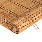 Doğal Bambu Rulo Tonları Isı Yalıtım Işık Filtreleme ve Karartma 100 cm x 230 cm (39" x 91") Balkonlar, Çay Odaları ve Stüdyolar için Mükemmel