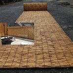 Doğal çit, bambu perde gizlilik bariyeri, bahçe, balkon ve teras için dış mekan rüzgar koruması, toplayıcı çit, sivrisinek ağı, dekoratif gizlilik çözümü