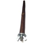 Doğal Dal Kuş Tüneği, Ahşap Kuş Dalı, Metal Bağlantı Aparatlı Tünek (22 cm) - Muhabbet Kuşları, Kanarya, Cennet Papağanı için