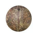 Doğal Deri Djembe 14" - Kahverengi Desenli