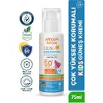 Doğal Içerikli Vegan Sertifikalı Spf 50+ Çoçuk Güneş Kremi Aloe Vera,mineral,çinko Içerikli 75 ml