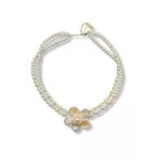 Doğal İnci Çiçek Choker Kolye