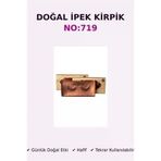 Doğal İpek Takma Kirpik No:719 – Hafif, Günlük Doğal Görünüm, Yeniden Kullanılabilir Mink Kirpik