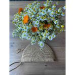 Doğal Jüt Clutch Çanta - Çok Renkli
