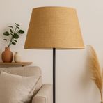 Doğal Jüt Kumaş Konik Masa Tavan Yer Lambası Abajur Başlığı 35x45x30