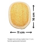 Doğal Kabak Lifi 4'lü Banyo Hamam Kese Seti (Yüz + Vücud + Sırt) Set4