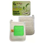 Doğal Kabak Lifli Aloe Vera Sabun Seti Doğal Kabak Lifi Banyo Kesesi - Kabak Lifli Yüz Kesesi