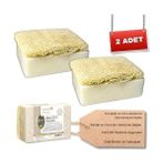 Doğal Kabak Lifli Eşek Sütü Sabunu 120 gr x 2 Adet Tüm Cilt Tipleri Için Kırışıklık ve Yaşlanma Karşıtı B ve E Vitaminli - Option-1