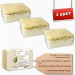 Doğal Kabak Lifli Keçi Sütü Sabunu 120 gr x 3 Adet Tüm Cilt Tipleri Için Nemlendirici ve Yenileyici - Standart