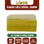 Doğal Kabak Lifli Limon Özlü Doğal Sabun 120 gr