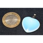 Doğal Kalp Opal 002 Kolye Ucu