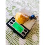 DOĞAL KAYA DAMLA KEHRİBAR LAPİS LAZULİ TAŞLI KOLYE UCU 28,8 Gram