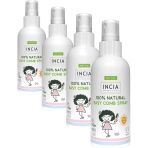 Doğal Kolay Tarama Spreyi Çocuklar İçin Nemlendirici Parlaklaklaştırıcı Anti Klit 100 Ml (4 Paketi)