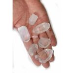 Doğal Kristal Kuvars Piramit Uçlar - 100 Gram