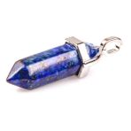 Doğal Lapis Lazuli Taşı Erkek& Kadın Kolye (Deri Zincir )