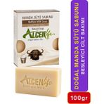 Doğal Manda Sütlü Sabun 100 gr Besleyici Cilt Bakımı Antiaging Leke Karşıtı Nemlendirici Temizleyici